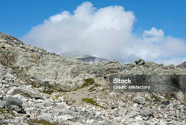 Глыба Hike Выше Дерево Линии В Норвежский Горы — стоковые фотографии и другие картинки Без людей - Без людей, Глыба, Гора