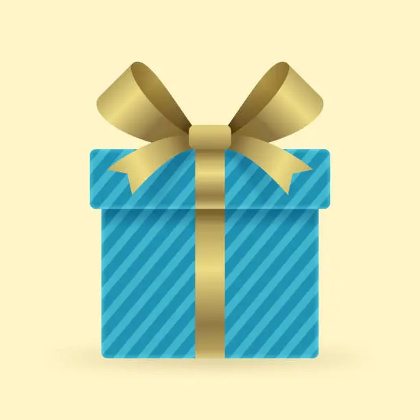 Vector illustration of Holiday Gift Box