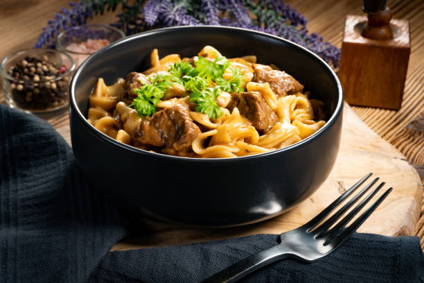 istock Tagliatelle mosse with beef sauce. 1798821382