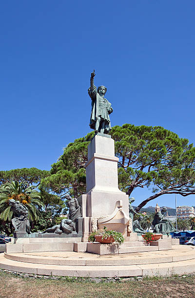 istock Monument for Christopher Columbus (1914) in Rapallo, Italy 179883931