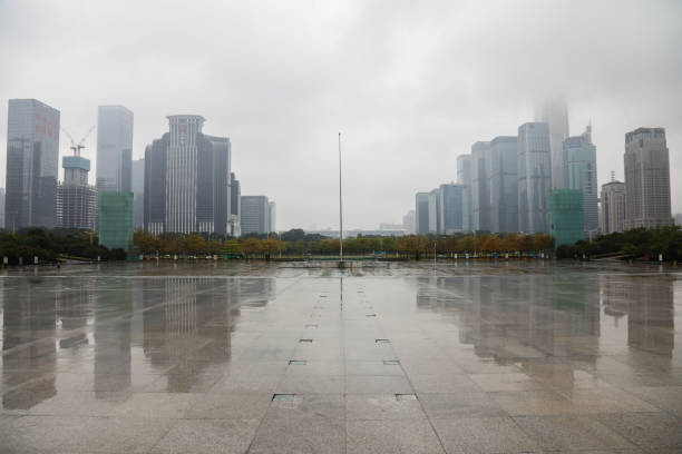 istock China Shenzhen city downtown financial district tower skyscraper 1798890731