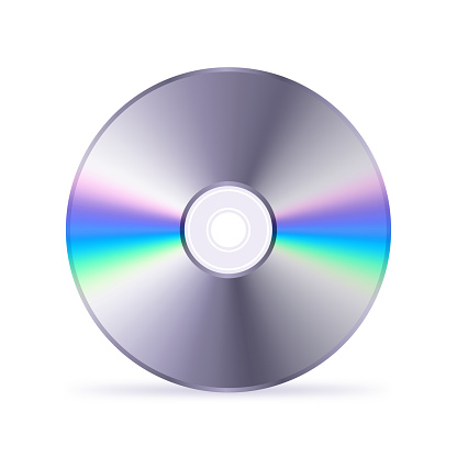 CD-ROM Disc design element.