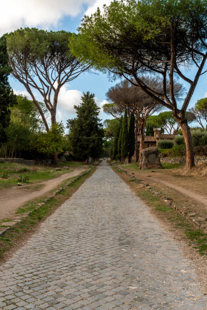 istock Via Appia Antica, an ancient stone road in Rome 1799003662