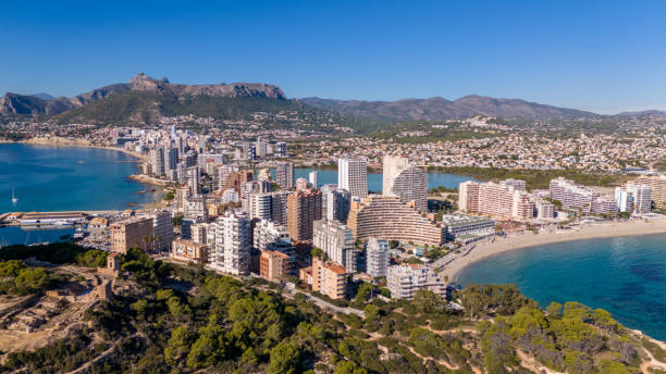 istock Calpe Costa Blanca by drone 1799051619