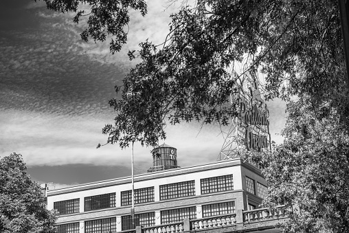 Iowa City, United States - August 7, 2015: Liberal Arts building at the University of Iowa. The University of Iowa is a flagship public research university.