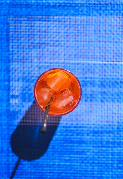 istock top view of an orange cocktail in summer time. 1799193904