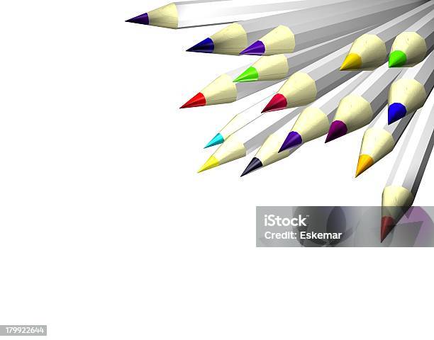 Pencils Stock Photo - Download Image Now - Colors, Copy Space, Cut Out