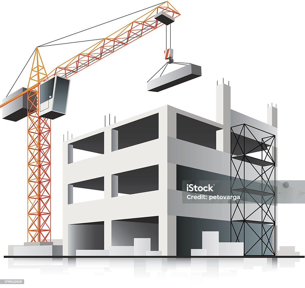 Contraction Building Vector Building Under Construction Vector
