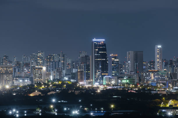 istock Night view from Recife city 1799306483