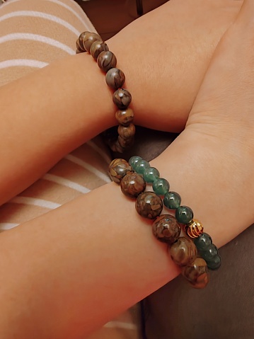 Nuwa stone and Jade Bracelets