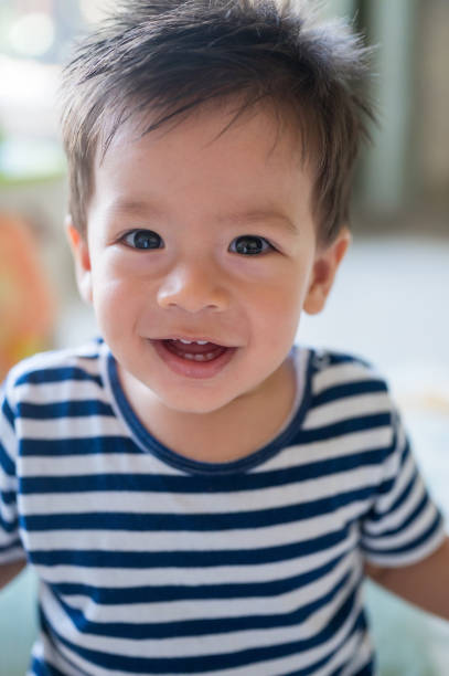 istock Smiling one year old multiracial baby boy 1799388009