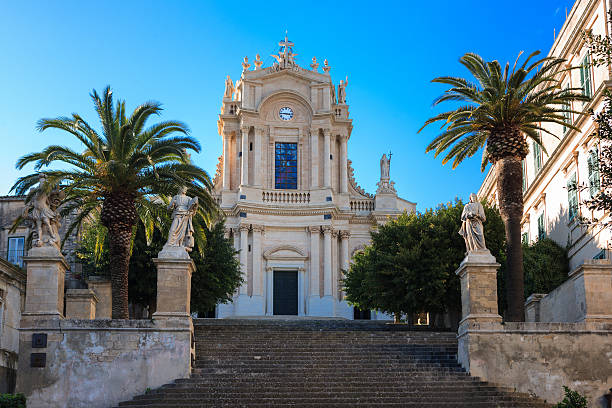 The Saint John Evangelist church in Modica, a Sicilian town in southern Italy