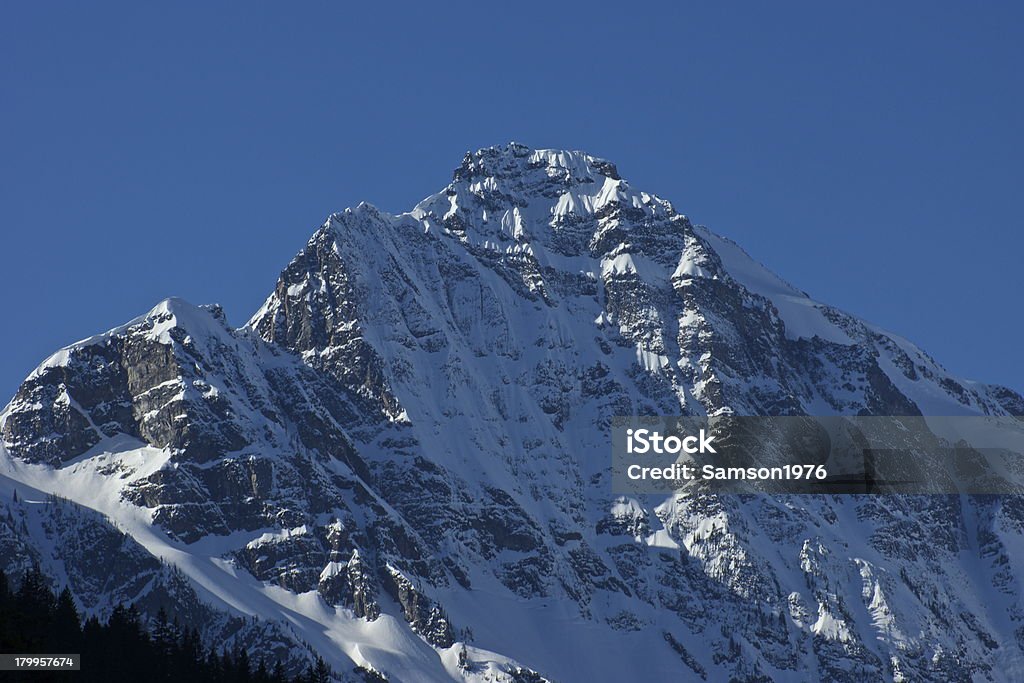 Colonial Peak lód ścianie - Zbiór zdjęć royalty-free (Park Narodowy Północnych Gór Kaskadowych)