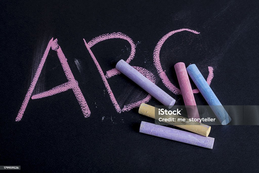 Colori chalks - Foto stock royalty-free di Arte