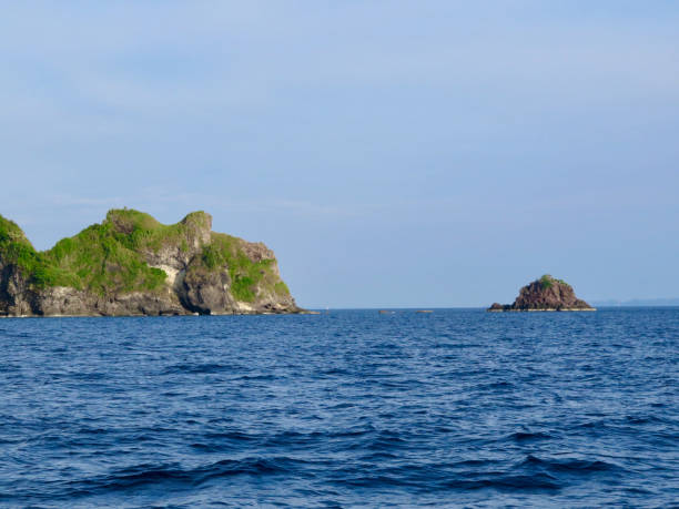 istock Rocky islands in the open sea. 1799614906