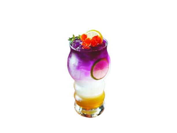 istock Butterfly pea flower juice, lemon soda 1799616449