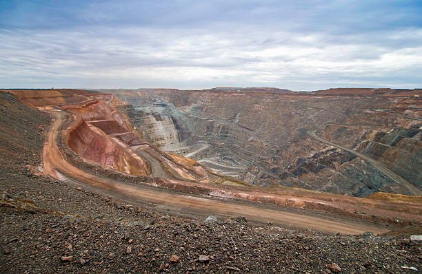 Superpit stock photo