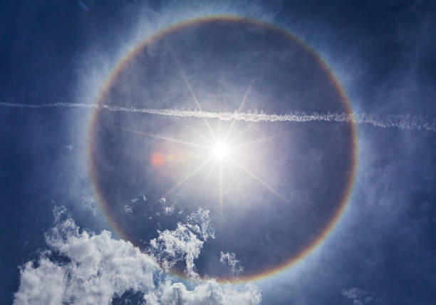 istock beautiful sun halo phenomenon 179969027