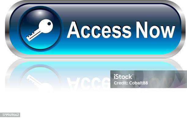 Pulsante Di Accesso - Immagini vettoriali stock e altre immagini di Accessibilità - Accessibilità, Chiave, Icona