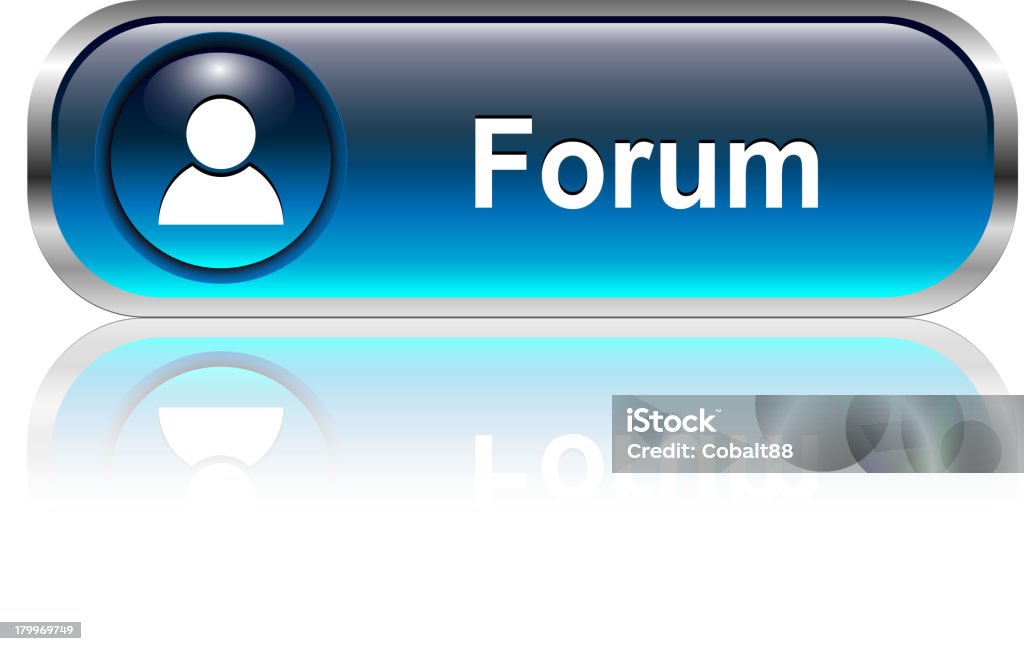 Forum " - Lizenzfrei Bedienungsknopf Vektorgrafik