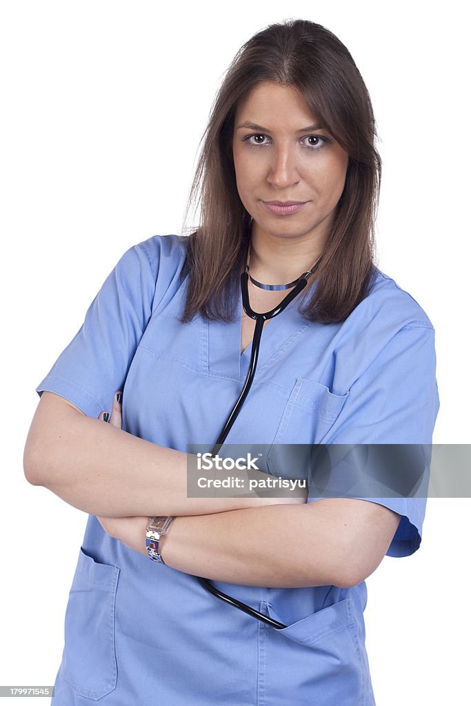 Retrato de médico - Foto de stock de Abrigo libre de derechos