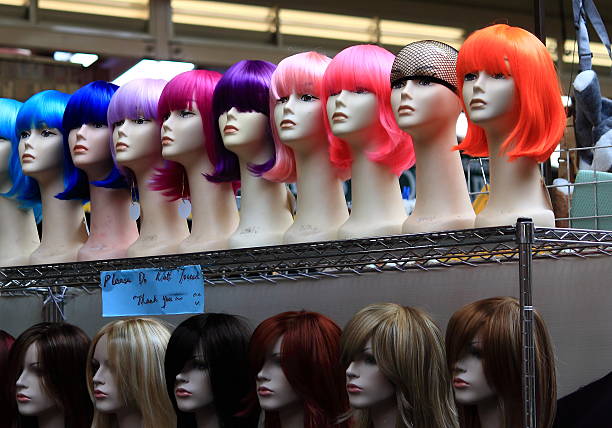 istock Wig shop Victoria market 179973572
