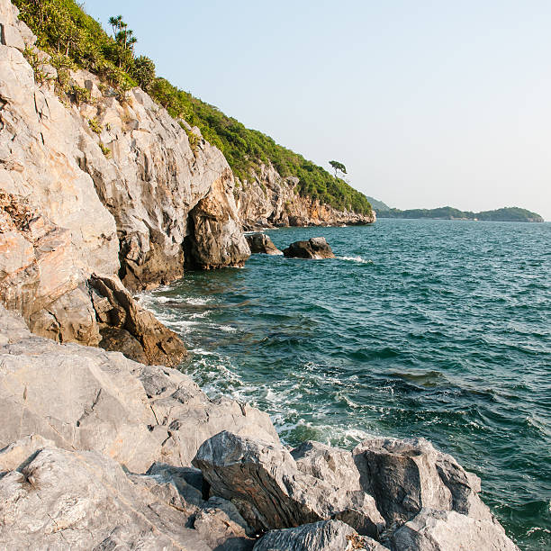 istock sea and mountain on Sichang island 179973599