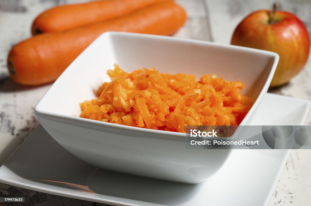 Морковь, Яблоко салат - Стоковые фото Без людей роялти-фри