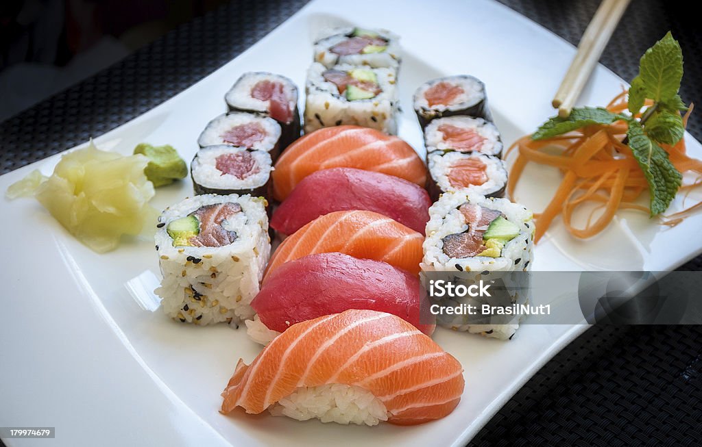 Тарелка для суши - Стоковые фото Азия роялти-фри