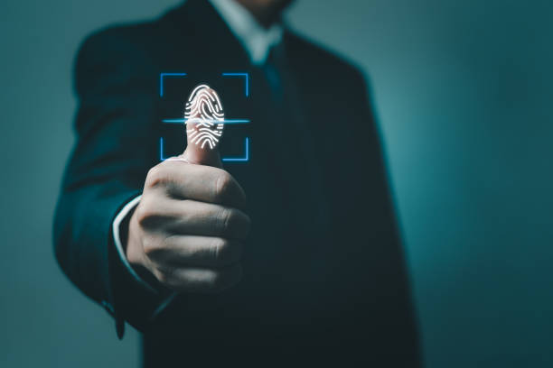 istock Touch Screen Fingerprint Scanner Unlocks Digital Identity Authentication Futuristic Biometric Security Internet Online Network Cybersecurity 1799749701