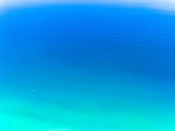 Sea surface ocean waves background,Top view ocean sea background
