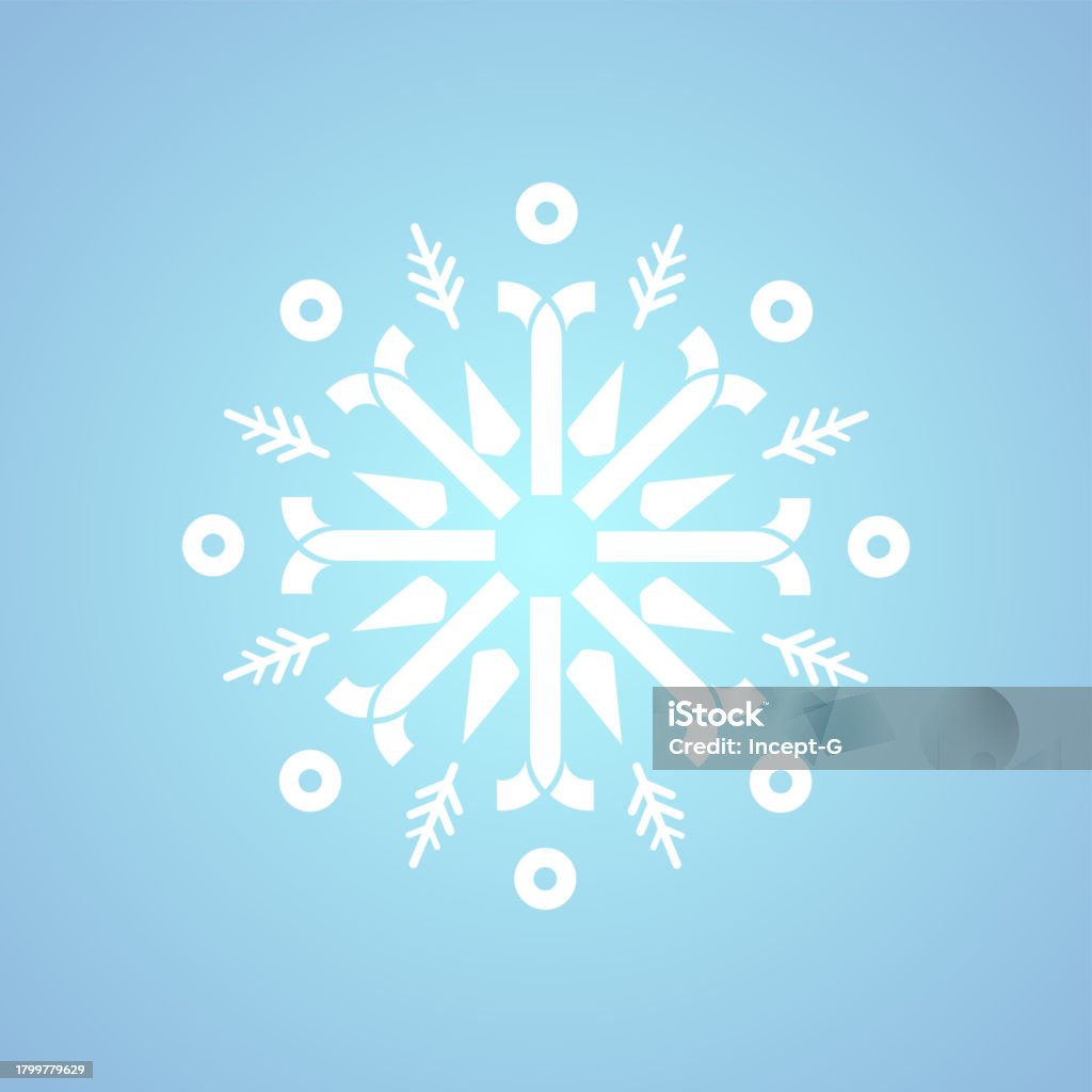 One Snowflake In Spring One White Snowflake For Winter Spring And Christmas Element On Isolated ...