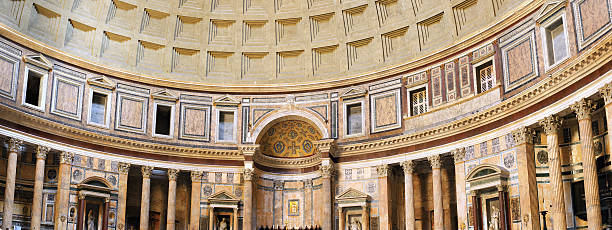 istock Pantheon-inside interior in Rome, Italy. 179979454