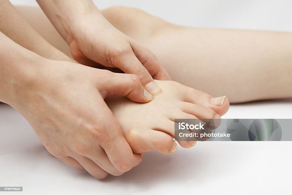 foot pain Pain Stock Photo