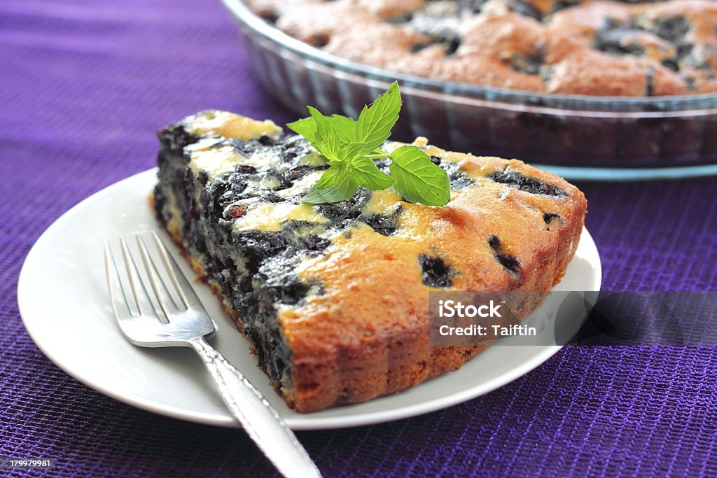 Torta de mirtilo - Foto de stock de Alimentação Saudável royalty-free