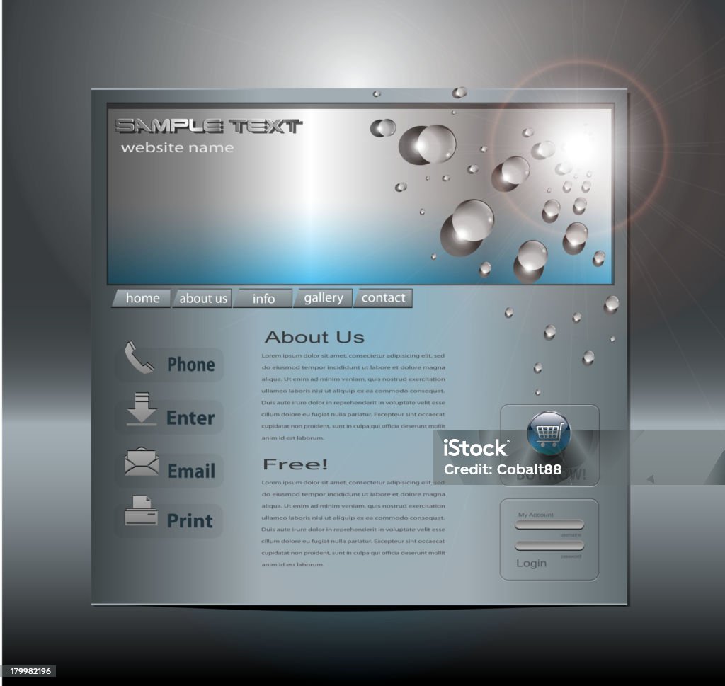 Vector Bg Web Abstract Vector Background With Web Elements Stock Illustration ...