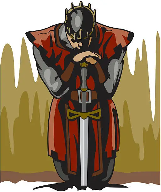 Vector illustration of Knight