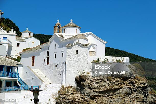 Rural Greek Church Village Stock Photo - Download Image Now - Architecture, Athens - Greece, Beach