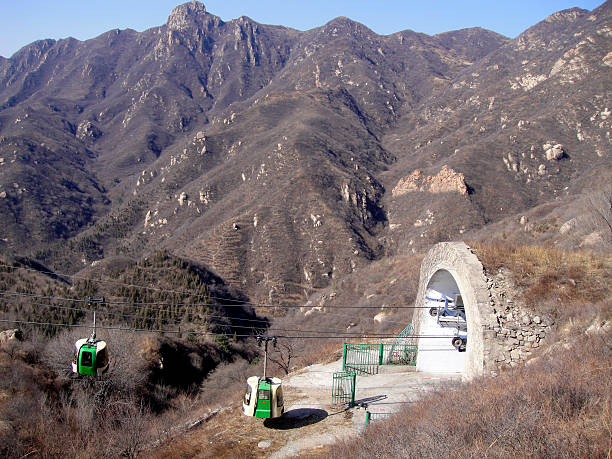 istock Cable car at Great Wall Of China 179991477
