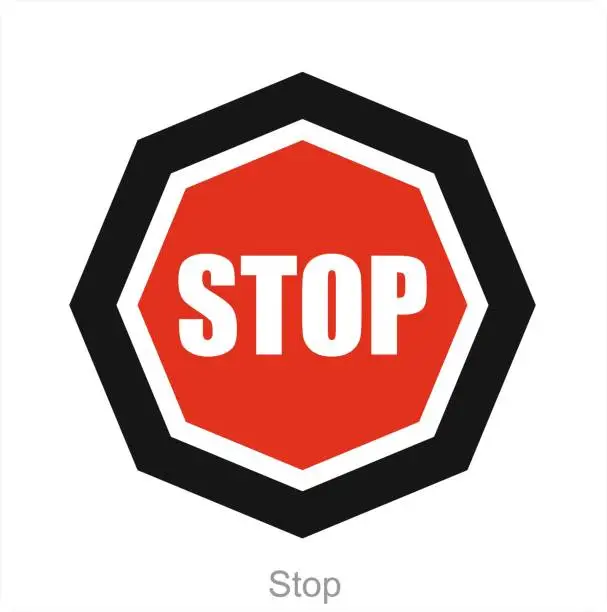 Free stop sign traffic road media png svg Illustrations & Vectors ...