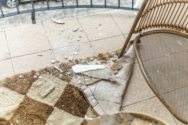 istock messy balcony floor and a carpet after a ceiling collapse, outdoor shot 1799943024