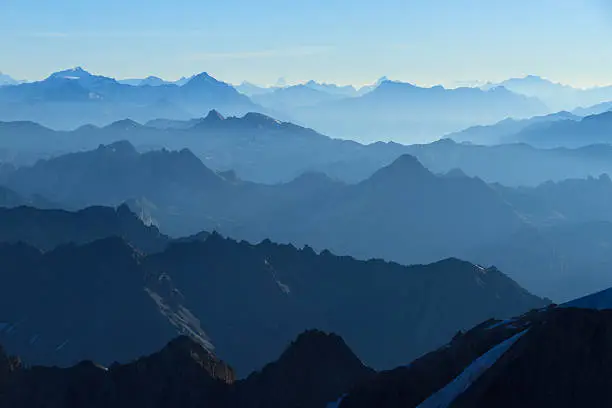 Photo of Blue layers of mountains
