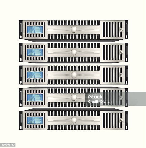 Ilustración de Servidor y más Vectores Libres de Derechos de Comercio electrónico - Comercio electrónico, Componente de ordenador, Compras en línea