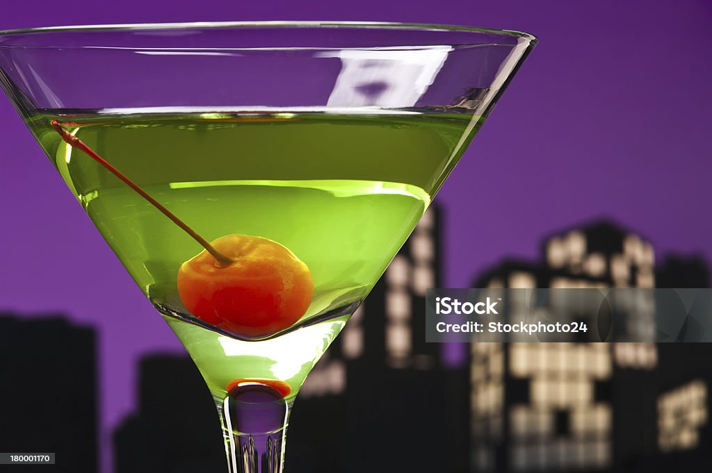 Metrópolis Martini de Maçã - Royalty-free Aperitivo Foto de stock