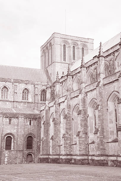 istock Winchester Cathedral Church, England 180001377