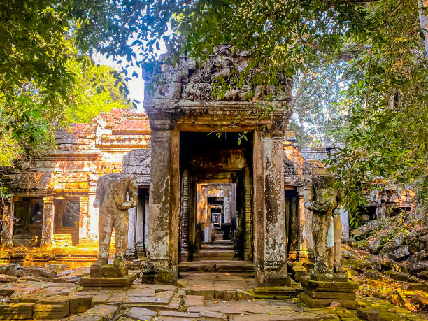 istock Preah Khan, Preah Khan Kampong Svay archaeological site, Angkor, Cambodia 1800015565