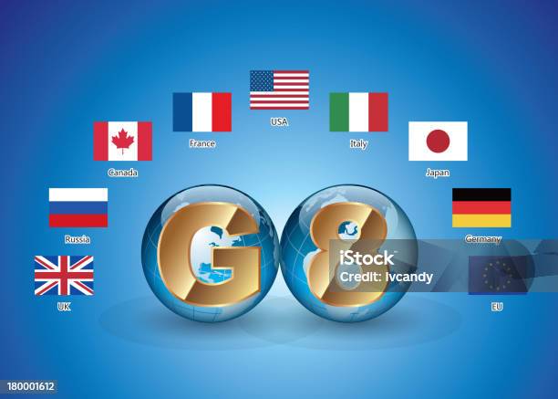 G8 - Arte vetorial de stock e mais imagens de Alemanha - Alemanha, Bandeira, Bandeira Nacional