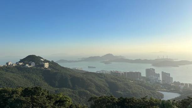 istock Hong Kong Southern District view from the Peak sunset 1800031641