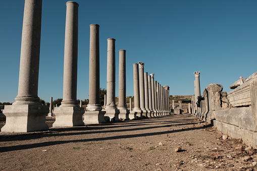 Thousands of years old historical columns