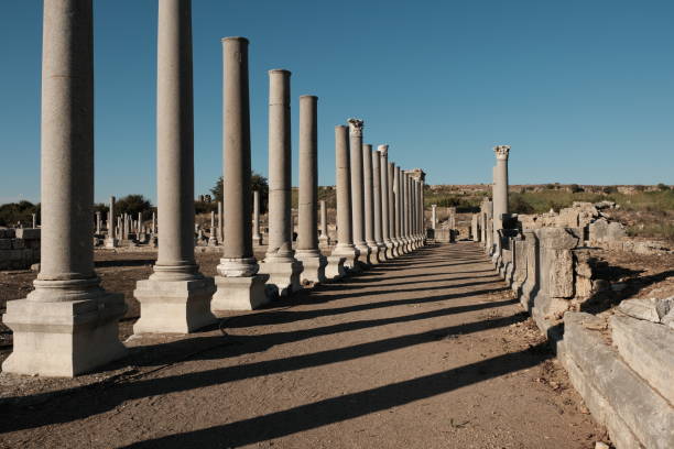 Thousands of years old historical columns